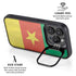 Cameroon Flag Distressed iPhone 14 Pro Max Kickstand Case